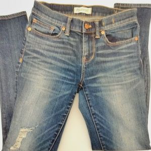 Madewell Skinny Skinny Distressed Jeans